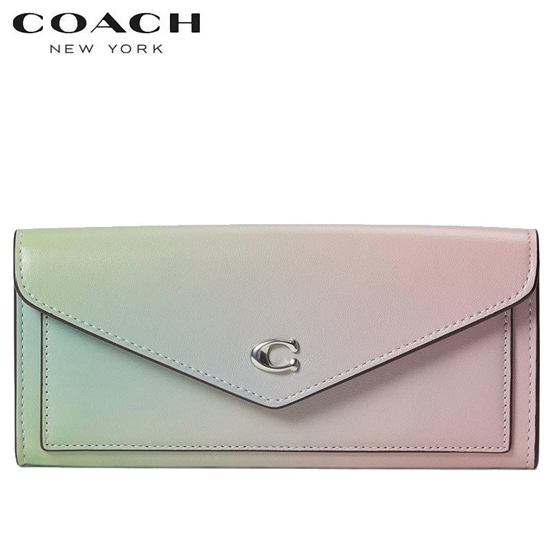 コーチ COACH 新作セール 二つ折り 長財布 ブティックライン COACH 2022新作 ウィン ソフト ウォレット ウィズ オンブレ ペール  ピスタチオ マルチ :CA262-PAPI-C2207:KANON STORY Yahoo!ショップ - 通販 - Yahoo!ショッピング