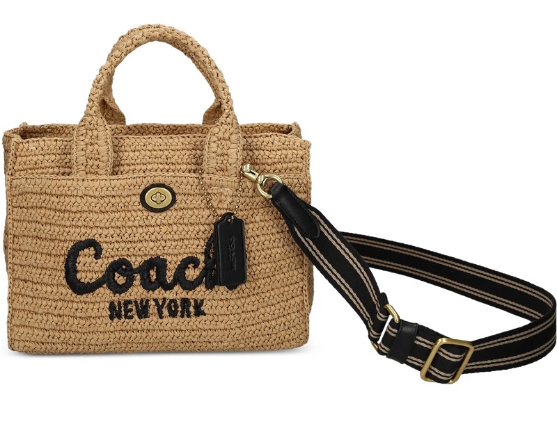 【美品】最終値下げ⭐️定価10万円 COACH かごバック ベージュ 大容量 COACH コーチ かごバッグ CAM62 トートバッグ ショルダーバッグ