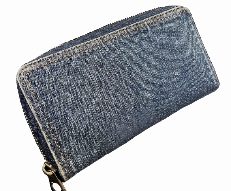 COACH デニムブルー 長財布 COACH コーチ 長財布 デニム 新作セール カードケース