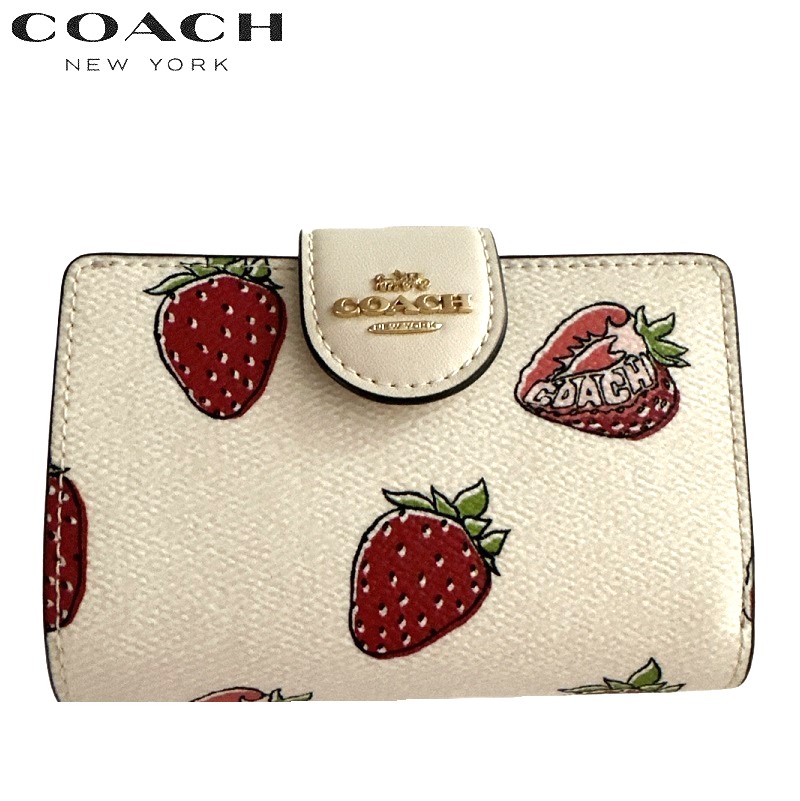 COACH コーチ 財布 レディース二つ折り財布 新作 CAP01