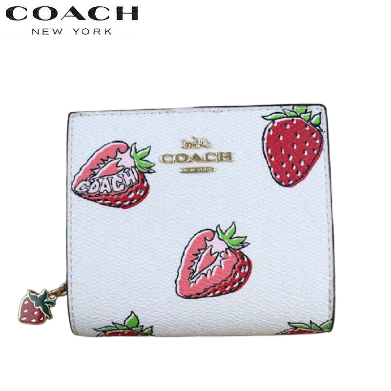 COACH 残りわずかセール コーチ 二つ折り財布 ミニ財布