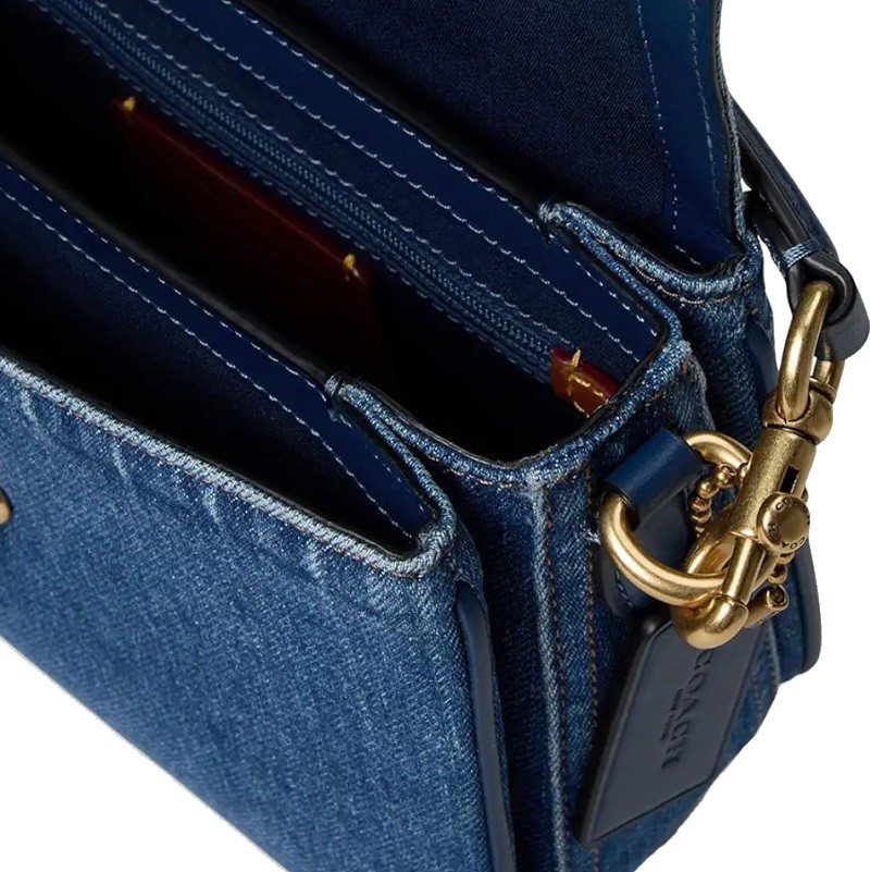 COACH コーチショルダーバッグ CQ184 デニム レディースハンドバッグ COACH コーチショルダーバッグ CQ184 デニム レディースハンドバッグ