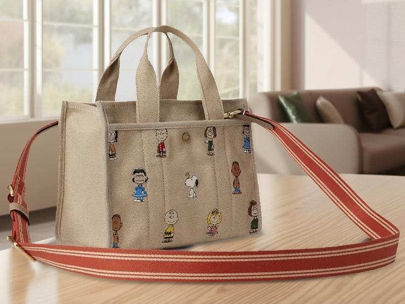 【美品】COACH＊ハンド 2way アクセサリーポーチ PEANUTSコラボ COACH コーチ X ピーナッツ コラボ 2025新作 即発送可能