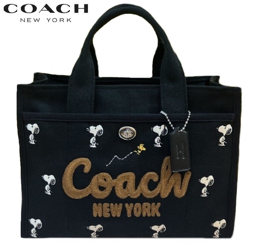 COACH コーチ x スヌーピー ピーナッツ コラボ トート バッグ