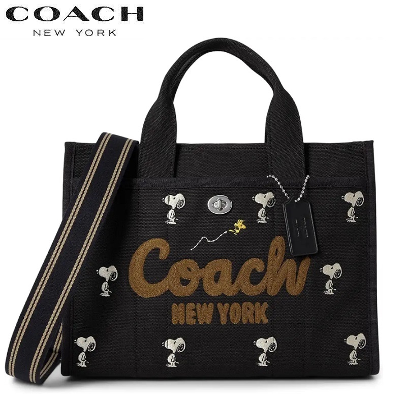 【新品未使用】コーチCOACHCE850スヌーピーコラボ トートバッグショルダー COACH コーチ 2025新作 x スヌーピー ピーナッツ コラボ トート