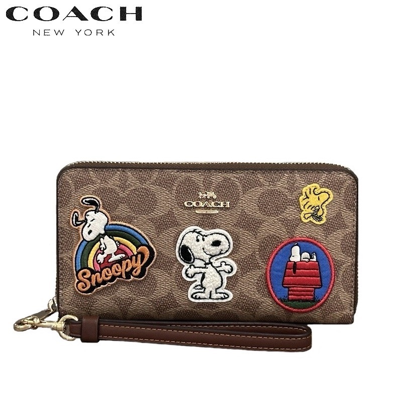 COACH スヌーピー 財布 2025新作セール コーチ X ピーナッツ