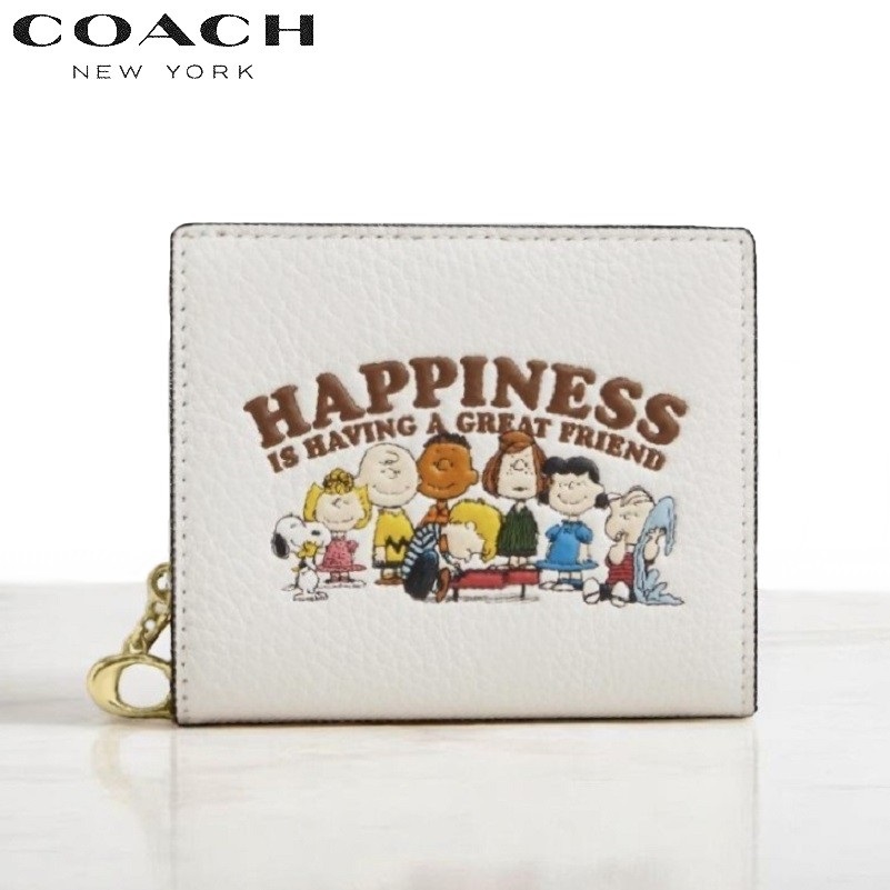 COACH スヌーピープリント 2025新作 コーチ X ピーナッツ コラボ