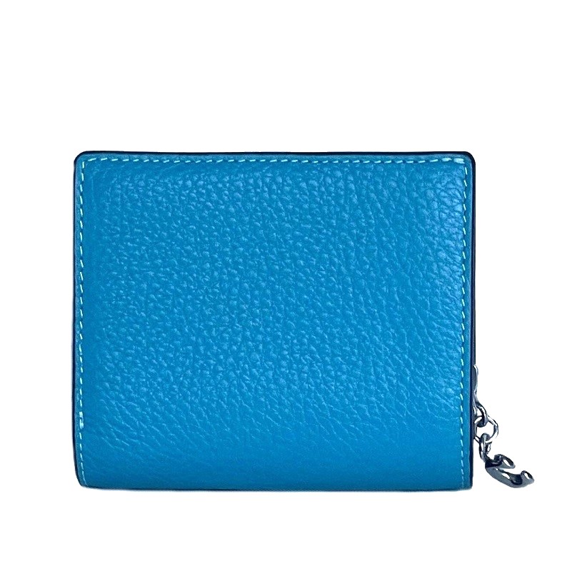 極美品☆COACHコーチ☆ミディアムジップウォレット ピーナッツコラボ COACH】コーチ ぺブルレザー ピーナッツ コラボ スヌーピー