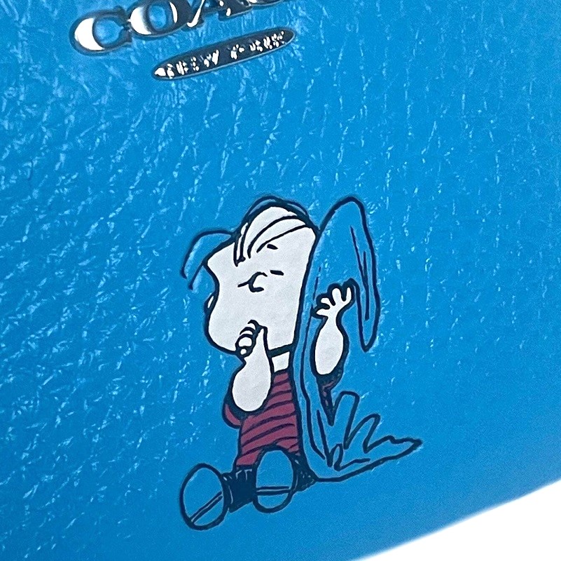 限定【COACH X PEANUTS】スナップ ウォレット・ライナス CBN91 COACH コーチ X PEANUTS CBN91 スナップ ウォレット ライナス