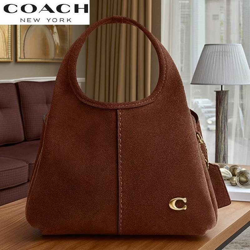 【極美品】COACH コーチ ショルダーウォレットバッグ レザー ブラウン 茶 コーチ ショルダーウォレット