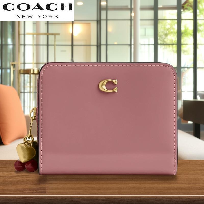 COACH 二つ折り財布 新品 COACH（コーチ） 財布 二つ折り財布 6390 レザー 革 アウトレット