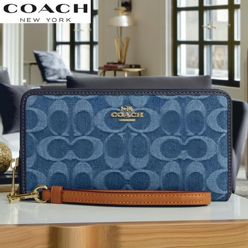★最終価格★新品未使用★ COACH キルティング 二つ折り財布 ブルー 楽天市場】二つ折り財布 ブルー coach（レディース財布｜財布・ケース