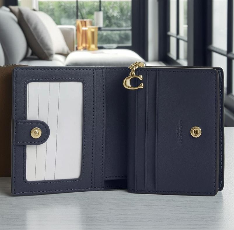 ★最終価格★新品未使用★ COACH キルティング 二つ折り財布 ブルー COACH（コーチ） 国内発送 財布 レディース 折り財布 キルティング