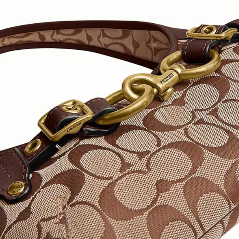 COACH コーチ シグネチャー ショルダーバッグCEN87 SV/BN COACH（コーチ） バッグ 新作 CEN87 ブティックライン 2026新作 エルゴ
