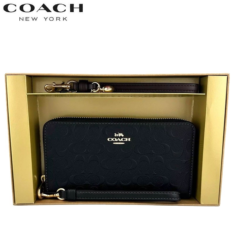 COACH（コーチ） 長財布 レディース メンズ 新作セール CF464 黒