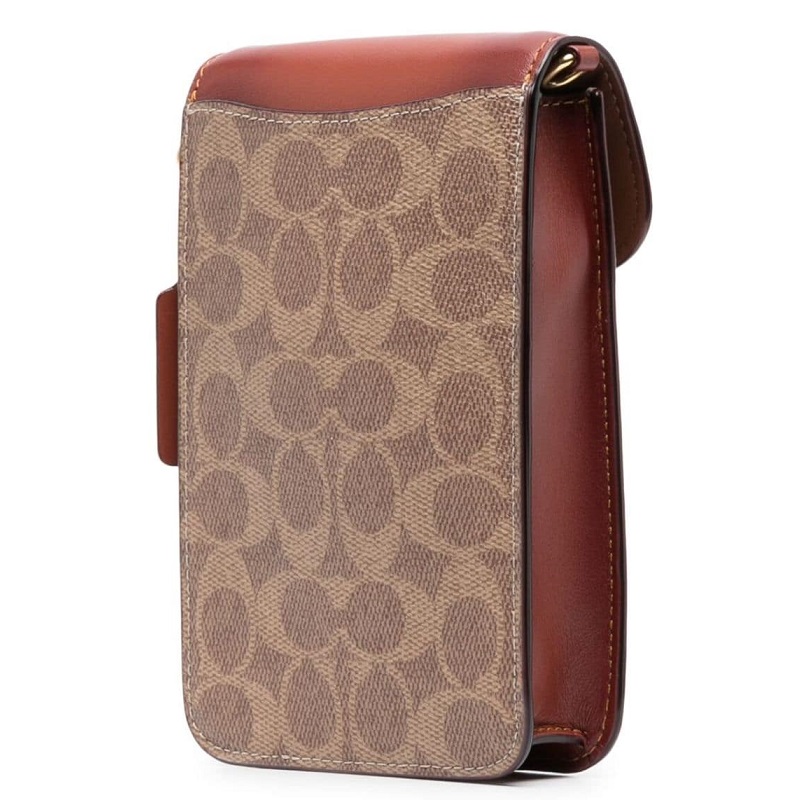 【専用】COACH コーチ　スマホ携帯ショルダーケース　ブラウン 新品未使用 COACH コーチ スマホショルダー ブラウン - メルカリ
