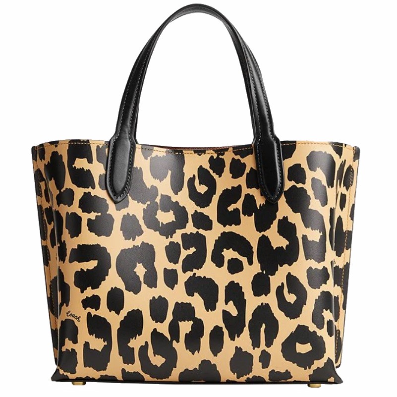 関税・送料込【Coach】レオパードプリント トップハンドルバッグ 関税・送料込【Coach】レオパードプリント トップハンドルバッグ