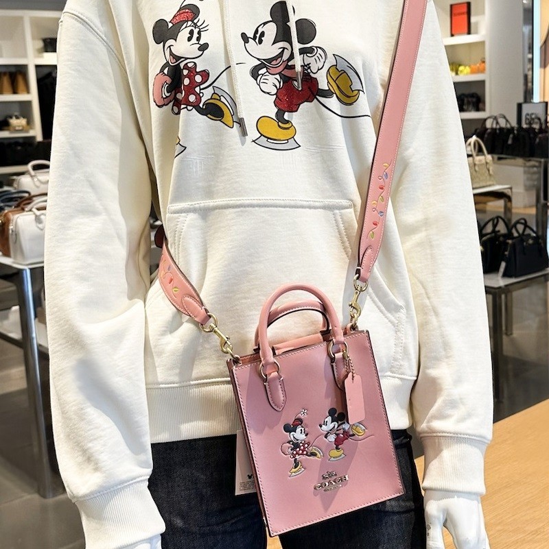 コーチ バッグ CN023 2023新作セール COACH X DISNEY コラボ 2WAY トートバッグ コーチノース サウス ミニ トート  ミニー＆ミッキー アイス スケート モチーフ : cn023-lbm-c2405 : KANON STORY Yahoo!ショップ - 通販 -  Yahoo!ショッピング