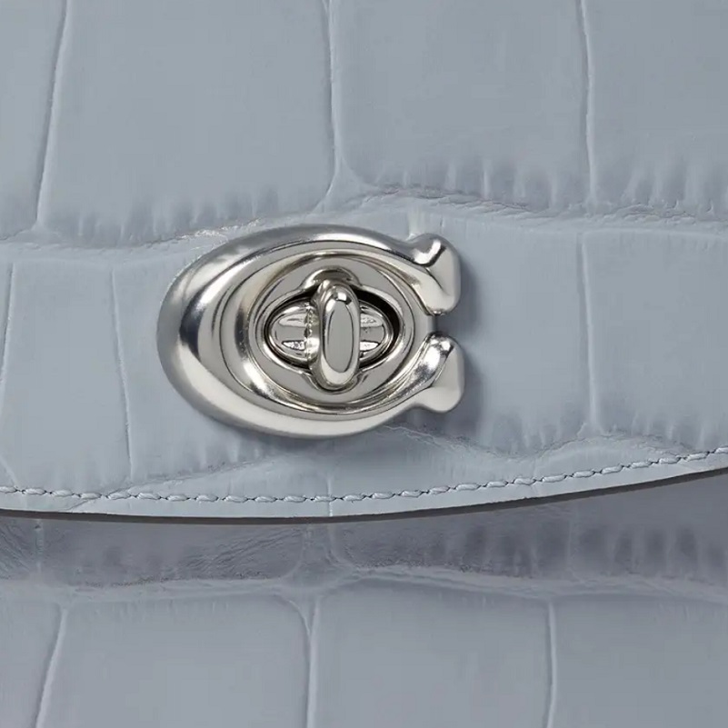 【未使用】COACH グレー レザー ポーチ 未使用級✨️コーチ ポーチ レザー シルバーグレー 59953 - メルカリ
