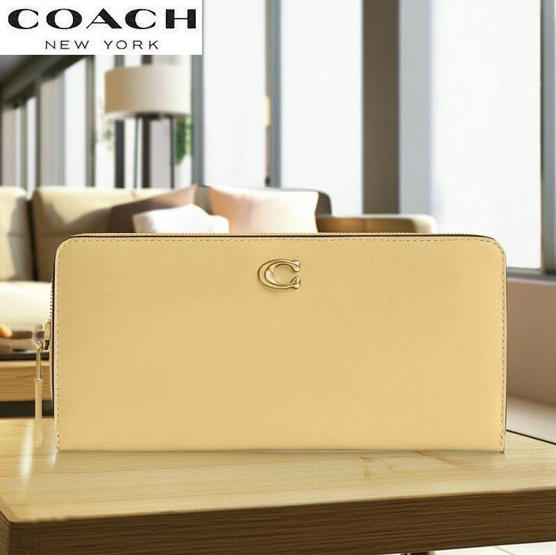 【未使用完品】COACH ベージュレザー長財布 COACH（コーチ） COACH 2026新作 金運をもたらす 招財財運 運気や金運