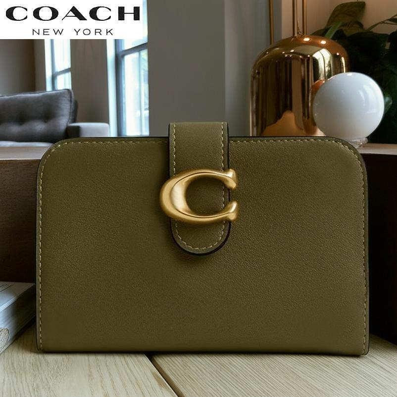 COACH（コーチ） 二つ折り財布 カードケース レディース メンズ 黒