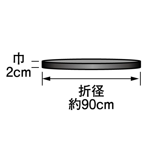 トラックシート用 ゴムバンド 折径 900mm リング（輪）タイプ 10本 GB-10