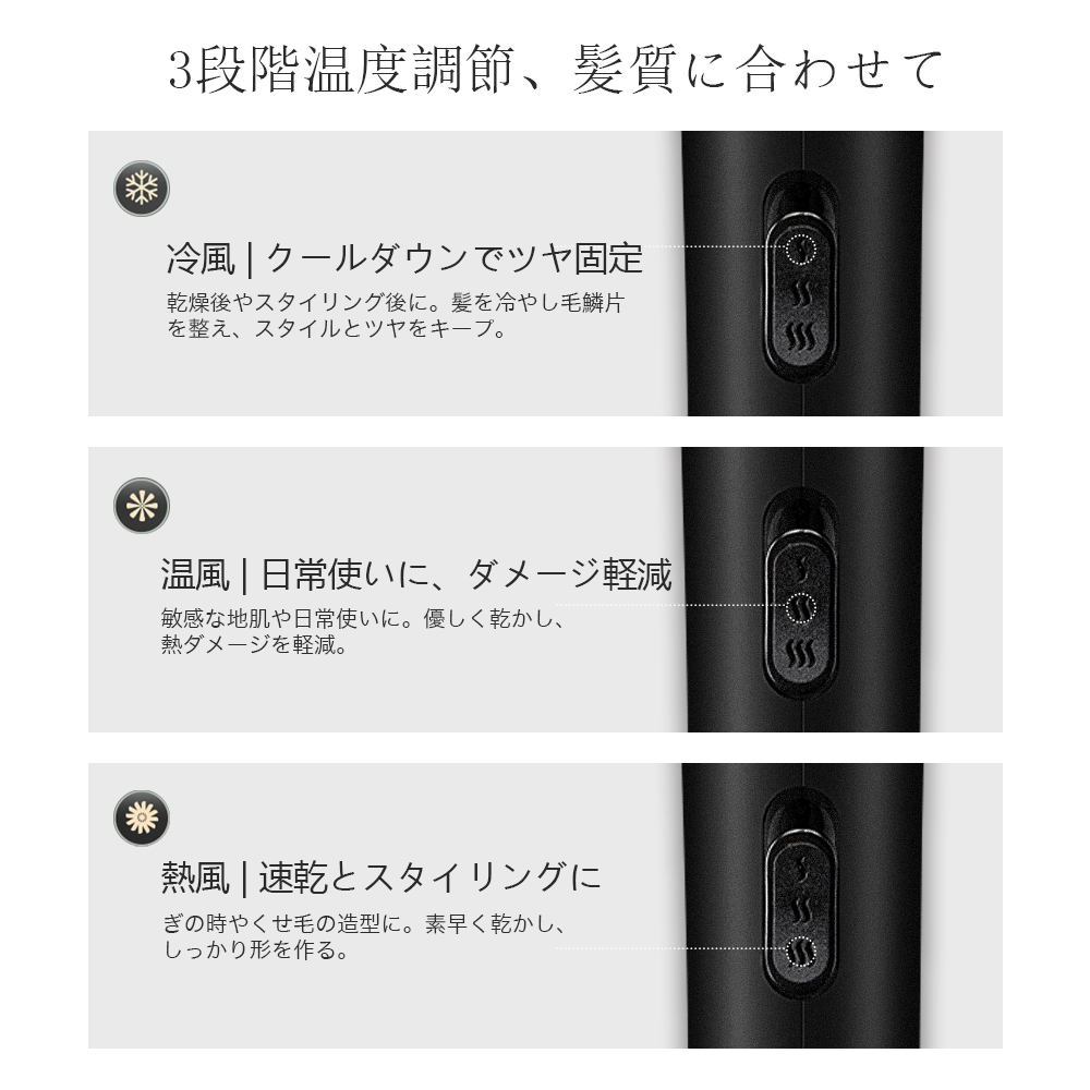 超低価セール」 大風量 速乾 ドライヤー マイナスイオン 折り畳み式