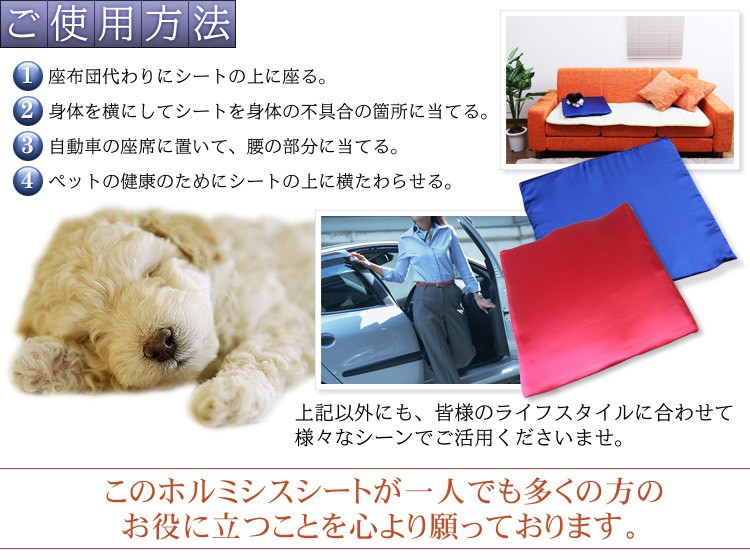 ホルミシスシート（バドガシュタイン鉱石シート）ホルミシス効果 健康