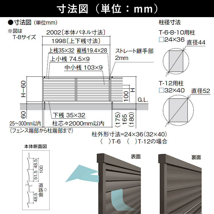 目隠し フェンス 外構 目隠しフェンス LIXIL フェンスAB YL3型 T120 120cm 本体 境界 目隠し 屋外 柵 アルミフェンス 後付け  DIY : ab-yl3-120 : エクステリア関東・外構&門扉通販 - 通販 - Yahoo!ショッピング