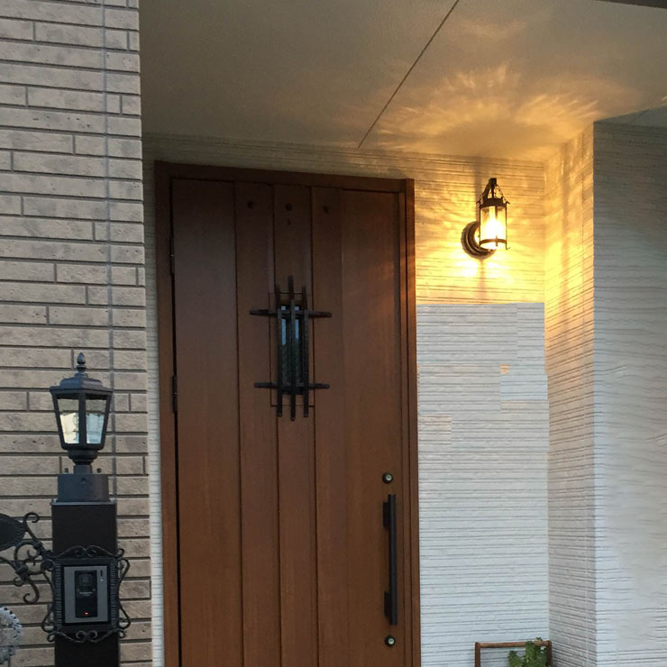 玄関照明 外灯 おしゃれ 屋外 玄関 照明 LED 照明器具 ウォールライト ポーチライト 北欧 センサーなし - 1