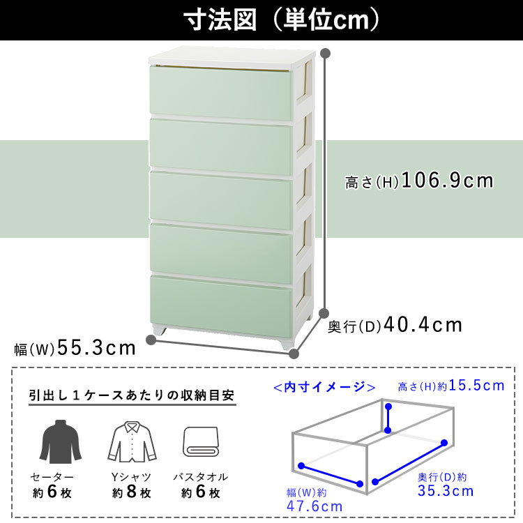 寸法図、単位：cm