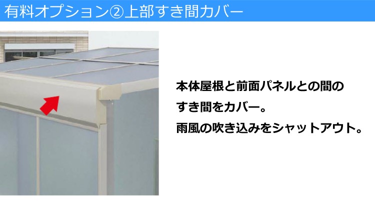 オプションすき間カバー