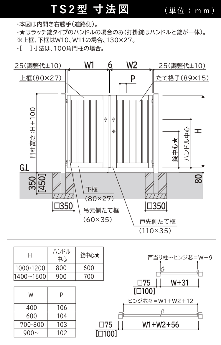 寸法図：単位mm