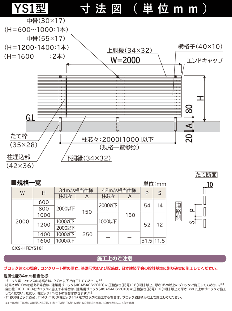 フェンス 支柱 アルミ 目隠しフェンス オプション アルミ支柱 YKK シンプレオ フェンス YS1型用 自由柱 T160 高さ160cm  柱ピッチ1m以内 胴縁固定金具付