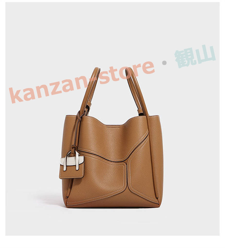 キューブバッグ 本革 バッグインバッグ付 バッグピロー 2way 斜め掛け