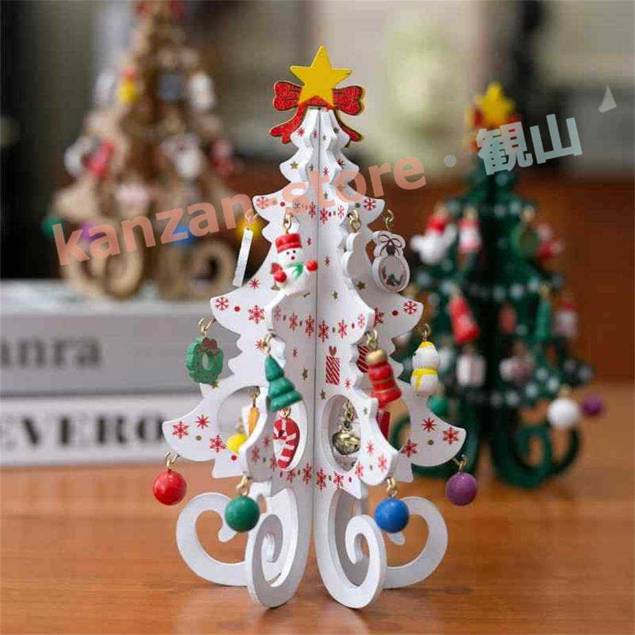 クリスマスツリー クリスマスリース 置物 卓上 飾り