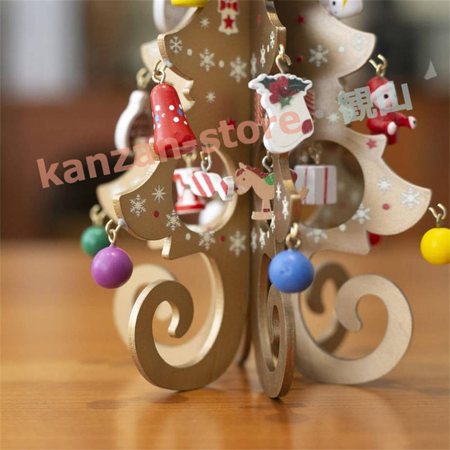 クリスマスツリー クリスマスリース 置物 卓上 飾り サンタクロース