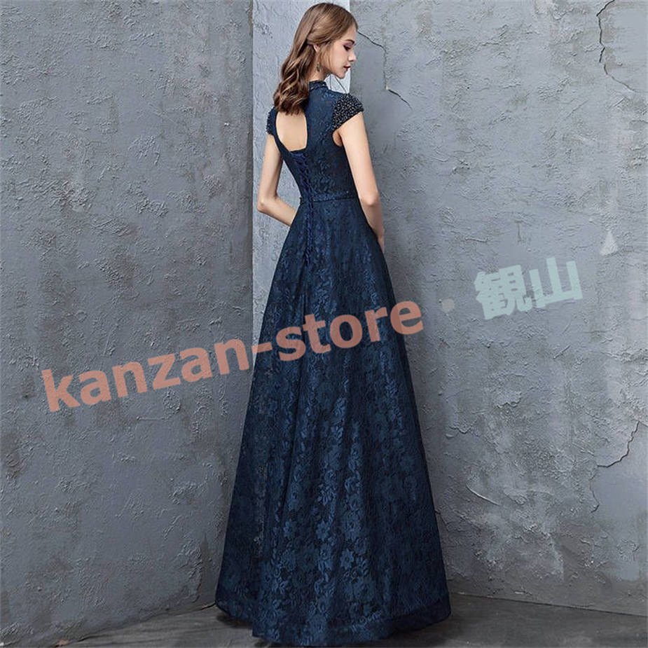 パーティードレス 結婚式 ワンピース longdress ロングドレス 詰襟