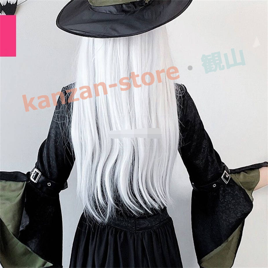 ハロウィンにも？ お誂え、軽い、高級な日本髪 かつら