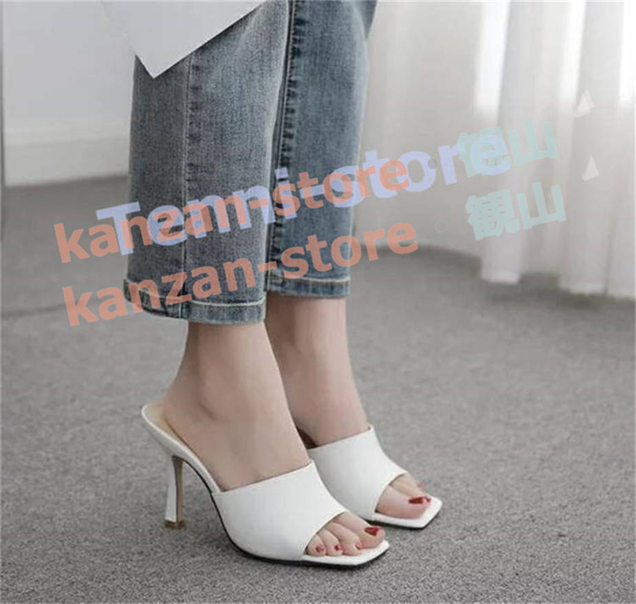 サンダル・ミュール Off-White CURVY HEEL DENIM SANDAL サンダル ミュール ミュールサンダル レディース ミュール