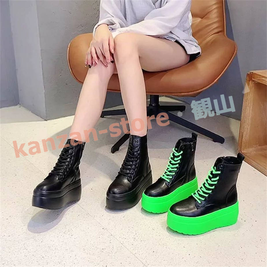 ブーツ レディース 厚底 ショートブーツ ぺたんこ 歩きやすい ヒール