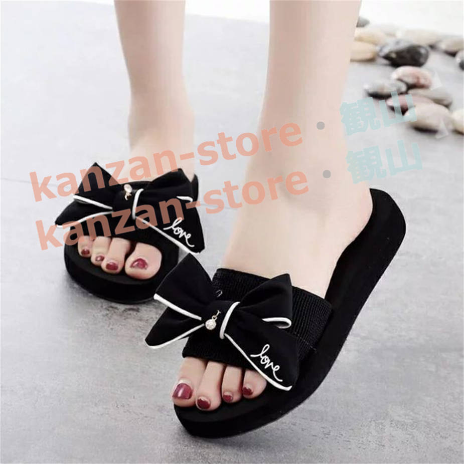 サンダル レディース ビーチサンダル 厚底 ローヒール 歩きやすい