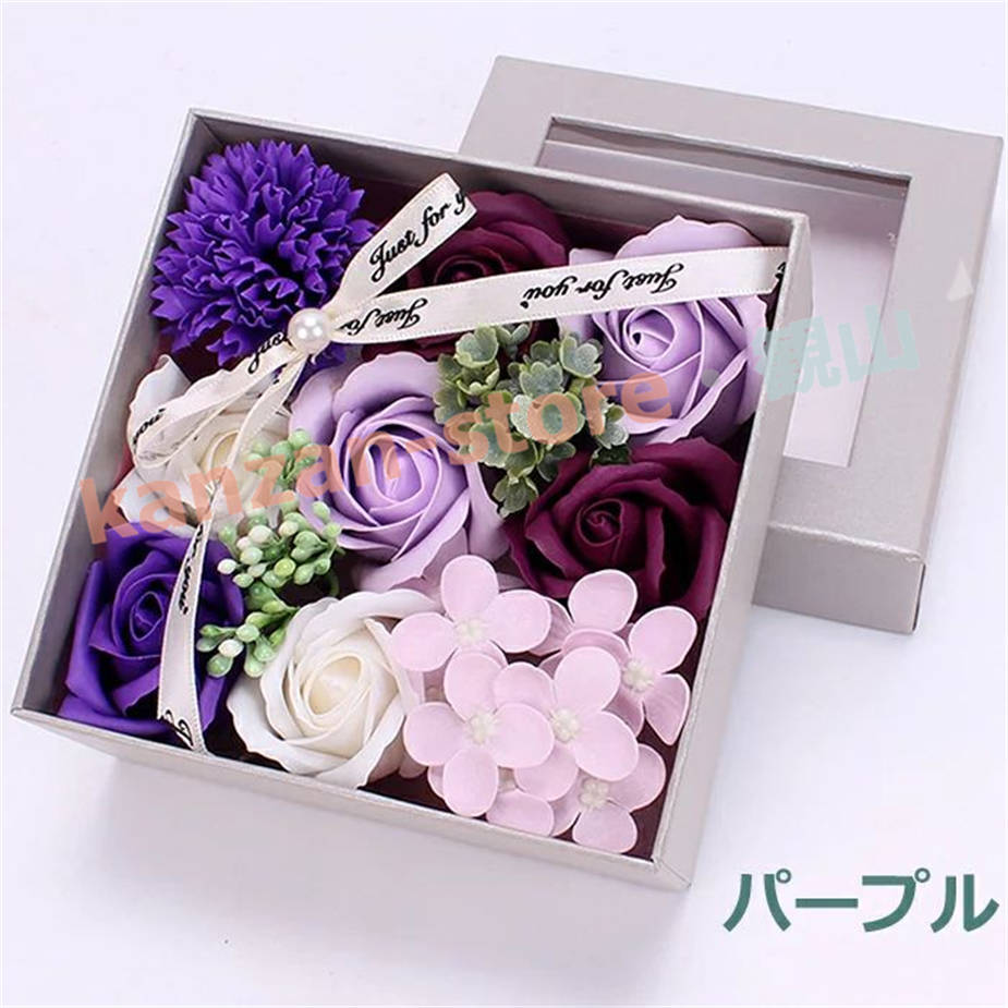 母の日 花束 ソープフラワー お花 カーネーション バラ フラワー