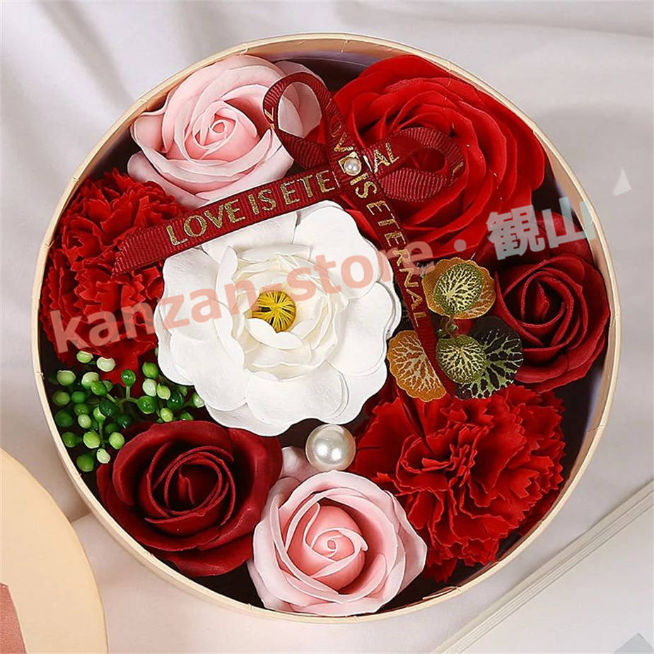 ソープフラワー薔薇 お誕生日・お祝い プレゼント花束 Amazon｜[PLATA]ソープフラワー ギフト ボックス バラ 誕生日