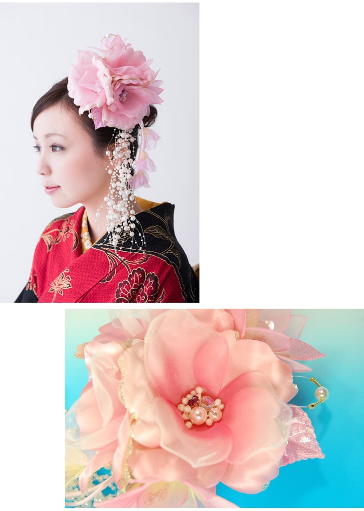 花 髪飾り 髪留め