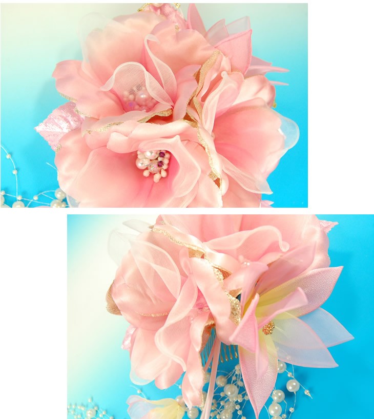 花 髪飾り 髪留め