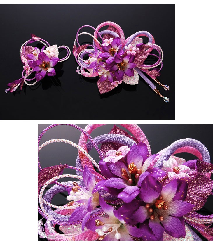紫 ヴァイオレット 大輪 花