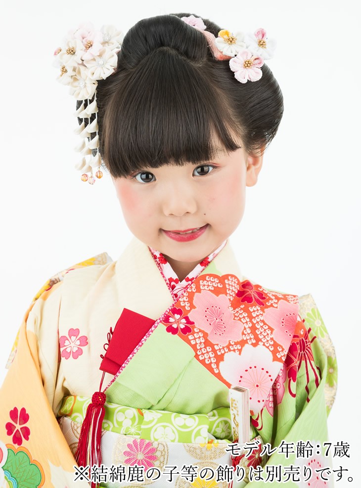 つまみかんざし ちりめん
