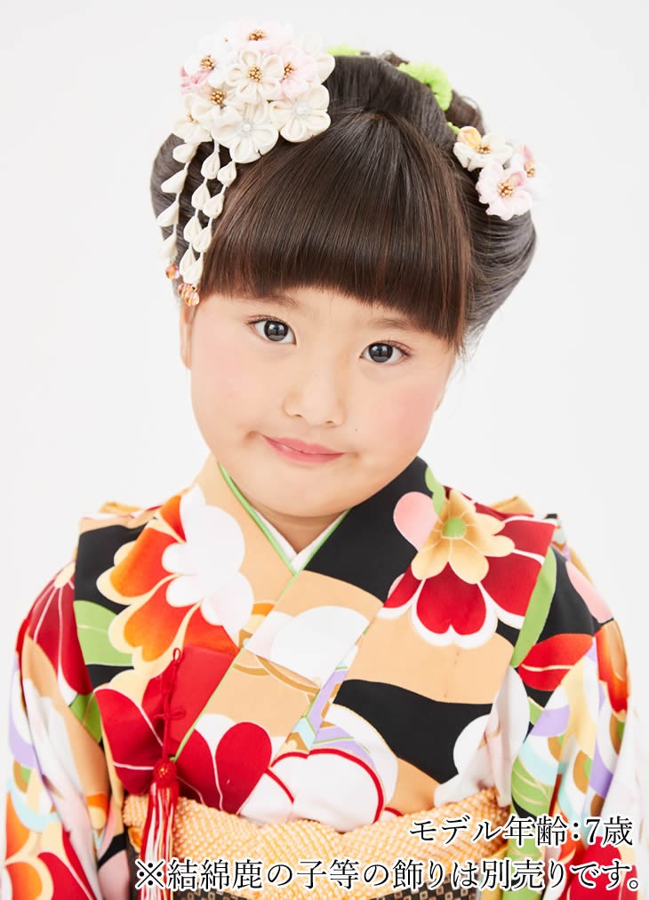 つまみかんざし ちりめん