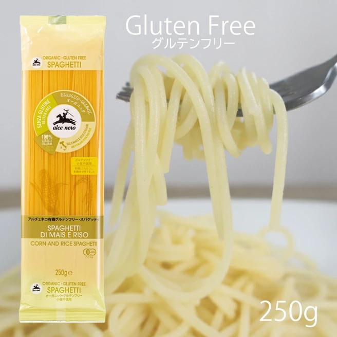 Alce Nero 有機グルテンフリー スパゲッティ 250g 14袋 アルチェネロ（alce nero） 有機グルテンフリー スパゲッティ 1.6mm